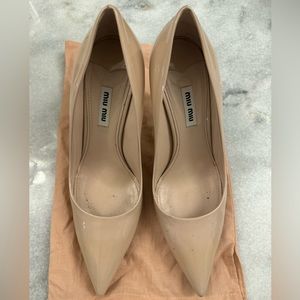 Miu Miu nude pumps